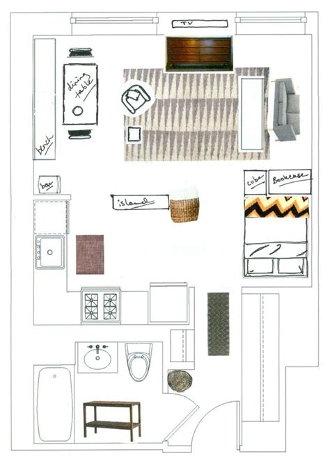 5 Studio Apartment Layouts That Just Plain Work Apartment Layout 5 Studio Apartment Layouts That Just Plain Work Apartment Layout