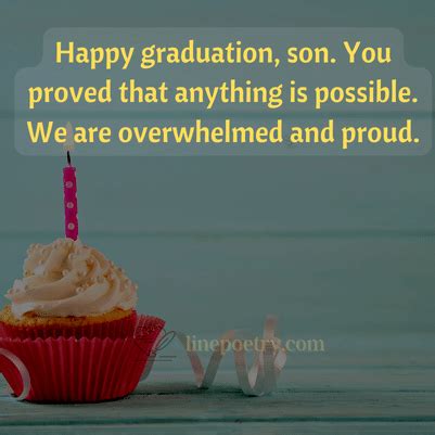 60 Graduation Wishes Messages To Son Linepoetry