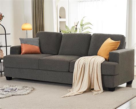 Amerlife Sofa Comfy Sofa Couch With Extra Deep Seats Modern Sofa 3 Amerlife Sofa Comfy Sofa Couch With Extra Deep Seats Modern Sofa 3
