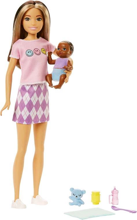 Barbie Skipper Babysitters Inc Doll Accessories Set Doll With Two Tone