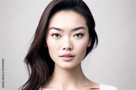 Beautiful Asian Woman With Cream On Her Face Premium Ai Generated Image Beautiful Asian Woman With Cream On Her Face Premium Ai Generated Image