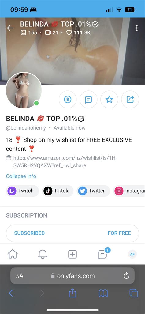 Belindanohemy Onlyfans
