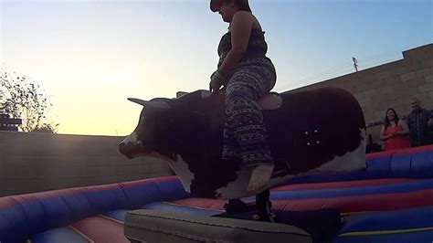 Big Ass Pursuajon Rides On Her Bull