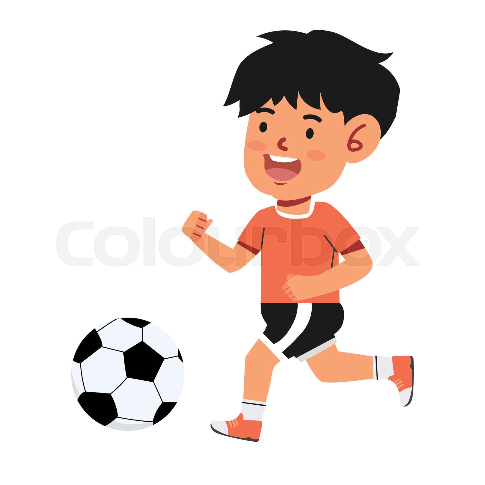 Boy Playing Football Cartoon Vector 18807797 Vector Art At Vecteezy Boy Playing Football Cartoon Vector 18807797 Vector Art At Vecteezy