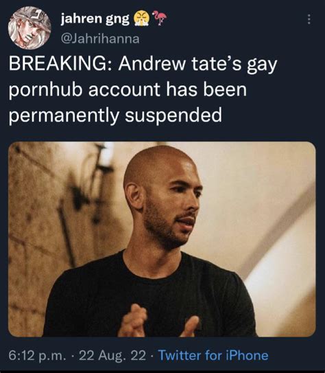 Breaking Andrew Tate S Gay Pornhub Account Has Been Permanently Breaking Andrew Tate S Gay Pornhub Account Has Been Permanently