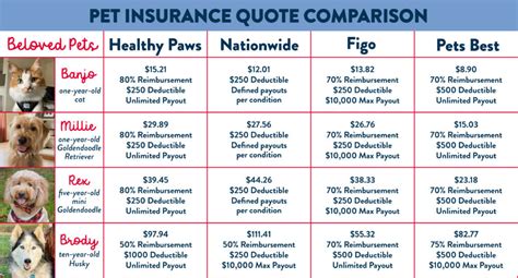 Compare Pet Insurance Rates