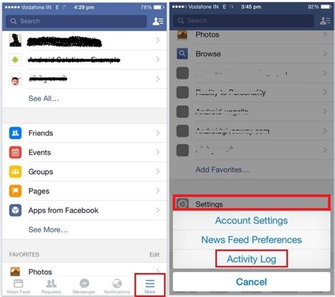 Delete Old Activity Log From Facebook Iphone Ipad App How To Delete Old Activity Log From Facebook Iphone Ipad App How To