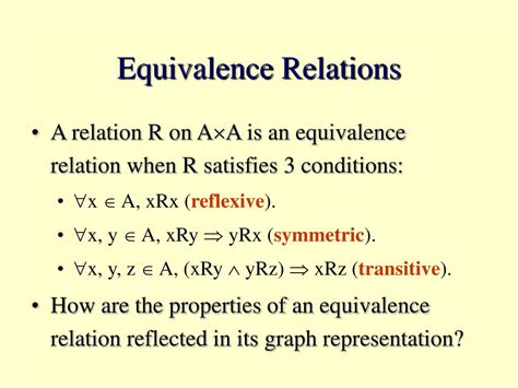 Equivalence Relations Ppt Download Equivalence Relations Ppt Download