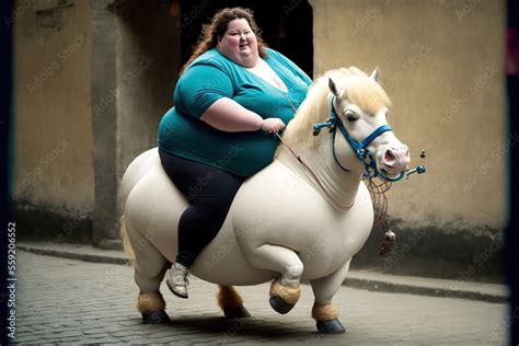 Fat Girlfriend Riding On A Cock