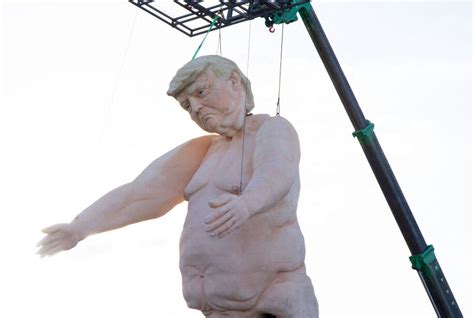 Giant Naked Trump Statue Sells For 22K At Auction Giant Naked Trump Statue Sells For 22K At Auction