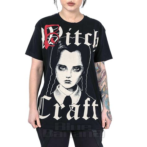 Heartless Black Bitch Craft T Shirt Wednesday Addams Blue Banana Uk Heartless Black Bitch Craft T Shirt Wednesday Addams Blue Banana Uk