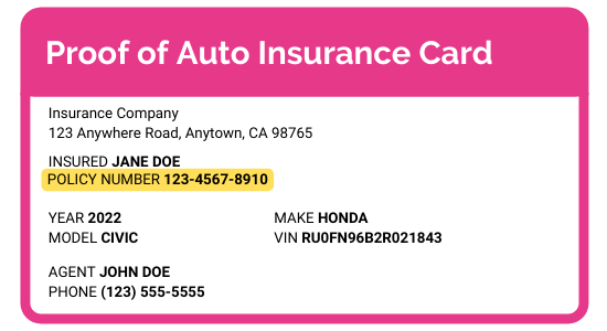 Insurance Policy Number Lookup