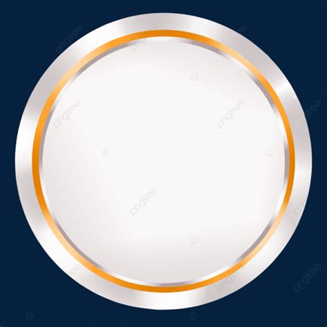 Luxury Premium Silver Circle Border With Gold Decoration Gold Silver Luxury Premium Silver Circle Border With Gold Decoration Gold Silver