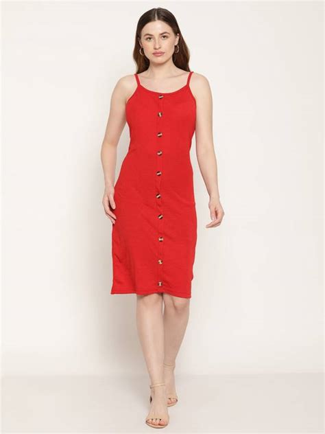 Miaz Lifestyle Women A Line Red Dress Buy Miaz Lifestyle Women A Line Miaz Lifestyle Women A Line Red Dress Buy Miaz Lifestyle Women A Line