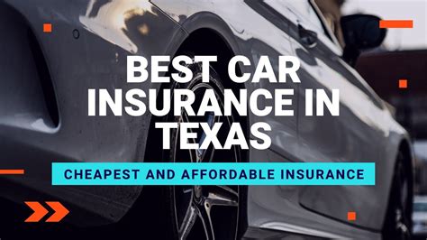 Most Affordable Car Insurance In Texas