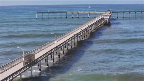 Ocean Beach Pier Pounded Damaged By Huge Waves Cbs8 Com Ocean Beach Pier Pounded Damaged By Huge Waves Cbs8 Com