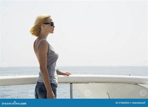 Patricia Gold Riding A Hard Pecker On The Yacht