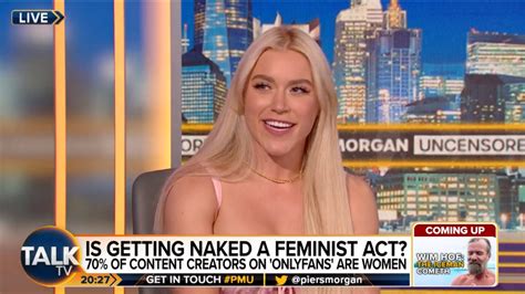 Piers Morgan Asks Onlyfans Model About Career Choice Piers Morgan Asks Onlyfans Model About Career Choice