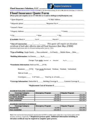 Quote Flood Insurance