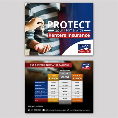 Renters Insurance Flyer Postcard Flyer Or Print Contest Renters Insurance Flyer Postcard Flyer Or Print Contest