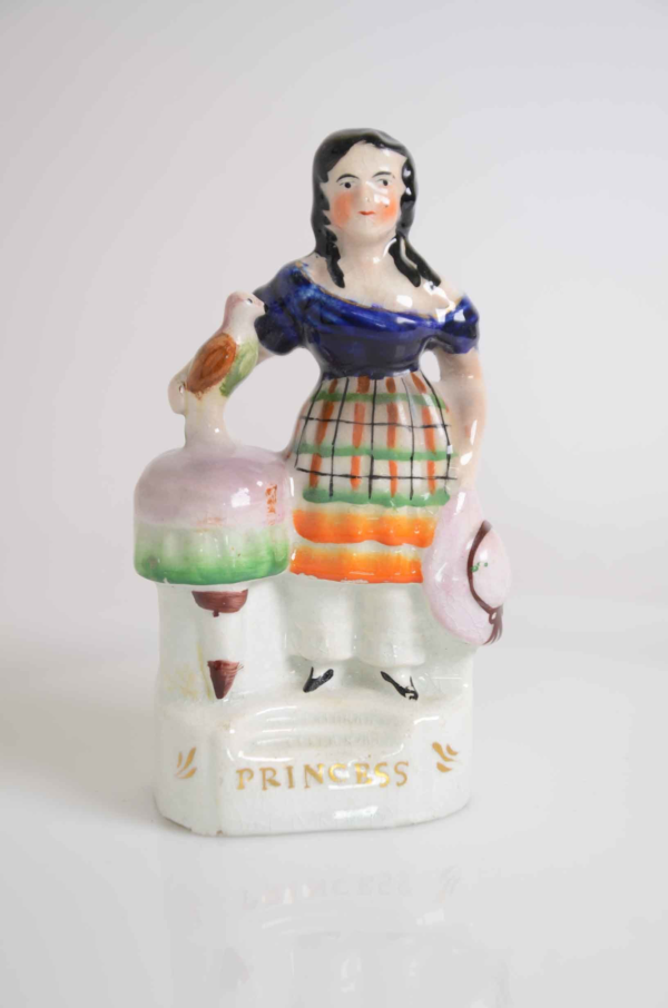 Staffordshire Pottery Figures Prince Of Wales And Princess Royal Staffordshire Pottery Figures Prince Of Wales And Princess Royal