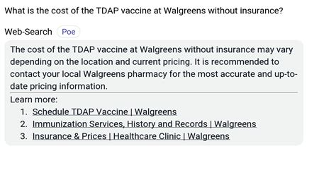 Tdap Vaccine Cost Without Insurance Tdap Vaccine Cost Without Insurance