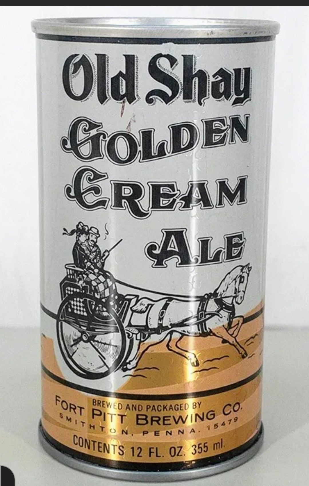 Vintage Shay Golden Cream Ale Can Vintage Shay Golden Cream Ale Can