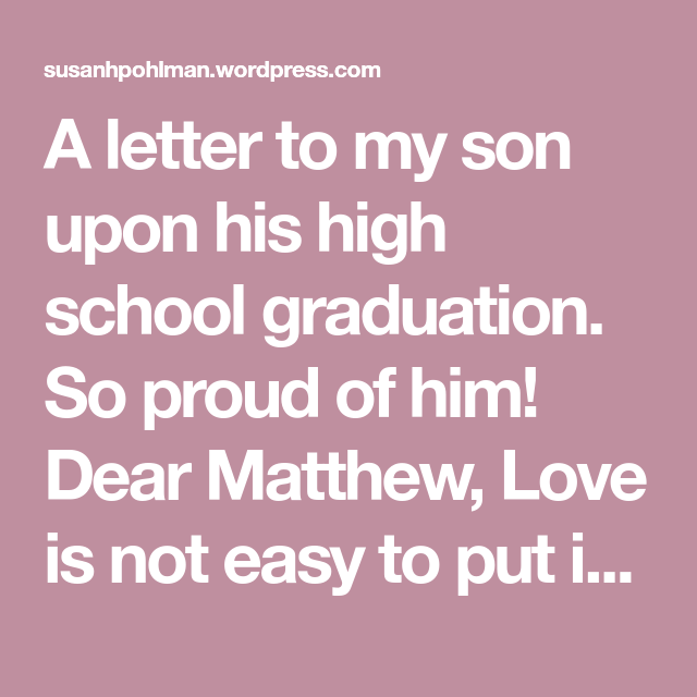 What Should I Wear To My Son S High School Graduation At Lasandra